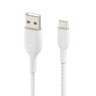 Кабель с оплёткой Belkin BoostCharge USB-A — USB-C (USB 2.0) (3 м) (CAB002) - фото 5