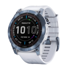 Спортивные часы Garmin fenix 7X Sapphire Solar Edition, 51 мм, силиконовый ремешок цвета «Уайтстоун» - фото 7