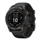 Спортивные часы Garmin fenix 7 Pro Sapphire Solar Edition, 47 мм, чёрный силиконовый ремешок - фото 3