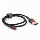 Дата-кабель с нейлоновой оплёткой и ремешком Baseus Cafule Lightning/USB-A (0,5 м, 2,4 А, 480 Мбит/с) - фото 6