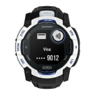 Спортивные часы Garmin Instinct 3, 50 мм, Solar, силиконовый ремешок цвета «чёрный/синий» - фото 8