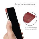 Чехол Pitaka Aramid MagCase Herringbone для iPhone X Red-Orange - фото 8