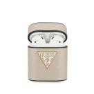 Чехол из экокожи CG Mobile GUESS Saffiano Script для AirPods 1-го и 2-го поколений