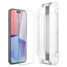 Защитное стекло с установочной формой Spigen GLAS.tR EZ FIT HD для iPhone 15 - фото 3