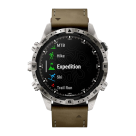 Спортивные часы Garmin MARQ Adventurer (Gen 2) Damascus Steel Edition, гибридный ремешок, чёрный силиконовый ремешок - фото 4