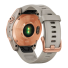 Спортивные часы Garmin fenix 7S Solar Edition, 42 мм, светло-песочный силиконовый ремешок - фото 3