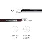 Чехол Pitaka Aramid MagCase Twill для iPhone XS Black-Red - фото 9