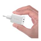 Сетевое зарядное устройство Deppa мощностью 65 Вт (2 USB-C) (GaN) - фото 2