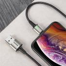 Магнитный дата-кабель с нейлоновой оплёткой Baseus USB-C, Lightning, Micro-USB/USB-A (1 м, 2,4 А, 480 Мбит/с) - фото 9