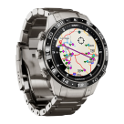 Спортивные часы Garmin MARQ Aviator (Gen 2), титановый блочный браслет, чёрный силиконовый ремешок - фото 9