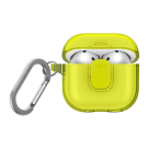 Прозрачный чехол с карабином и защёлкой Uniq Glase Pro для AirPods 4 - фото 3