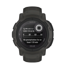 Спортивные часы Garmin Instinct 2 Solar, 45 мм, силиконовый ремешок графитового цвета - фото 6