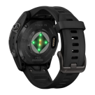 Спортивные часы Garmin fenix 7S Pro Sapphire Solar Edition, 42 мм, чёрный силиконовый ремешок - фото 6