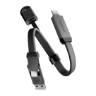 Кабель-брелок с оплёткой Energea Sheath Key USB-A, USB-C — USB-C (USB 2.0) (15 см)