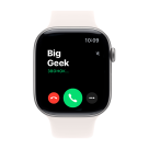 Часы Apple Watch Series 11, 46 мм, алюминий цвета «серый космос», ремешок Sport Band цвета «светлые румяна»