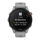 Спортивные часы Garmin Forerunner 255S, 41 мм, силиконовый ремешок цвета «серая пудра» - фото 3