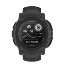 Спортивные часы Garmin Instinct 2 Solar, 45 мм, силиконовый ремешок графитового цвета - фото 11