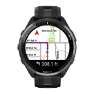 Спортивные часы Garmin Forerunner 965, силиконовый ремешок цвета чёрный/«серая пудра» - фото 4
