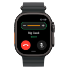 Часы Apple Watch Ultra 3, 49 мм, титан чёрного цвета, ремешок Ocean чёрного цвета (2025)