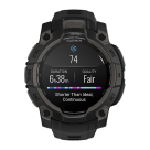Спортивные часы Garmin Instinct 3, 45 мм, AMOLED, чёрный силиконовый ремешок - фото 4