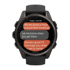 Умные спортивные часы Garmin fenix 8, 43 мм, AMOLED, сапфир, титан с DLC, силиконовый ремешок цвета «чёрный/серый» - фото 5