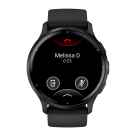 Спортивные часы Garmin Venu 3, 45 мм, чёрный силиконовый ремешок