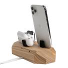 Деревянная док-станция Oakywood для iPhone, Apple Watch и AirPods Pro - фото 7