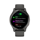 Спортивные часы Garmin Venu 2S, 40 мм, силиконовый ремешок графитового цвета - фото 6