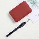 Плоский кабель-брелок ROCK S3 Lightning/USB-A (0,14 м, 2,4 А) - фото 10