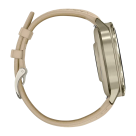 Спортивные часы Garmin Venu 4, 41 мм, светло-песочный кожаный ремешок, силиконовый ремешок цвета кости - фото 6