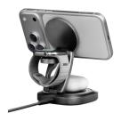 Складная зарядная станция MagSafe Energea AluMag Gyro для iPhone, Apple Watch и AirPods (Qi2.2) - фото 2