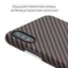 Чехол Pitaka Aramid MagCase Twill для iPhone X Black-Rose Gold - фото 4