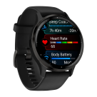 Спортивные часы Garmin Venu 3, 45 мм, чёрный силиконовый ремешок - фото 7