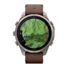 Спортивные часы Garmin fenix 9 Pro, 47 мм, AMOLED, титан, сапфир, кожаный ремешок цвета «грецкий орех», силиконовый ремешок (с inReach) - фото 12