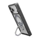 Защитный прозрачный чехол MagSafe с подставкой UAG Plasma XTE 360 для iPhone 17 Pro и 18 Pro - фото 15