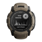 Спортивные часы Garmin Instinct 2X Solar Tactical Edition, 50 мм, силиконовый ремешок цвета «койот» - фото 13