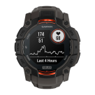Спортивные часы Garmin Instinct 3, 50 мм, Solar, силиконовый ремешок угольного цвета - фото 4