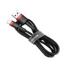 Кабель с нейлоновой оплёткой Baseus Cafule Cable Lightning/USB (2 м) - фото 3