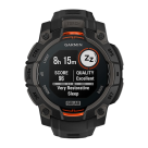 Спортивные часы Garmin Instinct 3, 45 мм, Solar, чёрный силиконовый ремешок