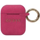 Силиконовый чехол с карабином GUESS для AirPods - фото 3