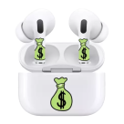 Виниловые наклейки VLP Easy Art «Мешок денег» для AirPods Pro 2
