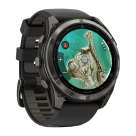 Cпортивные часы Garmin fenix 8 Pro, 51 мм, MicroLED, титан с DLC, сапфир, силиконовый ремешок цвета «чёрный/серый» - фото 6