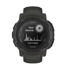 Спортивные часы Garmin Instinct 2 Solar, 45 мм, силиконовый ремешок графитового цвета - фото 5