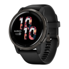 Спортивные часы Garmin Venu 2, 45 мм, чёрный силиконовый ремешок - фото 2