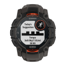 Спортивные часы Garmin Instinct 3, 50 мм, Solar, силиконовый ремешок угольного цвета - фото 3