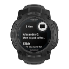 Спортивные часы Garmin Instinct 3, 50 мм, Solar, Tactical Edition, чёрный силиконовый ремешок - фото 12