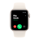 Часы Apple Watch SE 3, 40 мм, алюминий цвета «сияющая звезда», ремешок Sport Band цвета «сияющая звезда» (2025)
