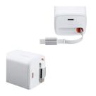 Сетевое зарядное устройство со встроенным кабелем Deppa мощностью 45 Вт (USB-C) (GaN) - фото 2