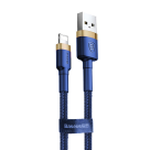 Дата-кабель с нейлоновой оплёткой и ремешком Baseus Cafule Lightning/USB-A (0,5 м, 2,4 А, 480 Мбит/с) - фото 8