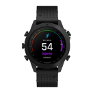 Спортивные часы Garmin MARQ Golfer (Gen 2) Carbon Edition, гибридный ремешок цвета «чёрный/зелёный», чёрный силиконовый ремешок - фото 5